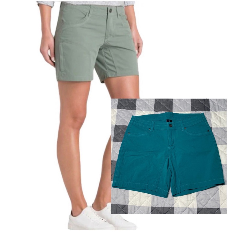 Emerald Blue/Green KUHL Splash 5.5" Shorts, 10